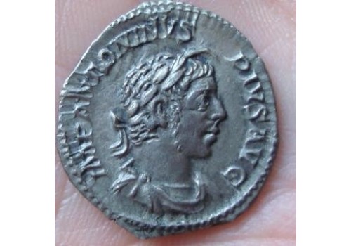 Elagabalus- denarius  SVMMVS SACERDOS - SCHITTEREND! (590) 