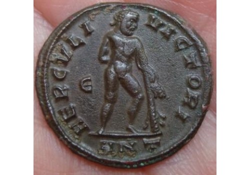 Maximinus II - FARNESE HERCULES TOPPER, niet in RIC!!!!!!!!!!!!!!!!!!!
