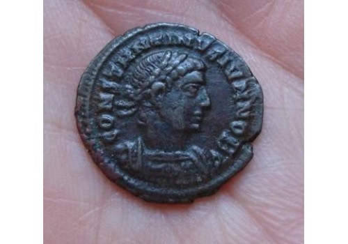 Constantinus II - gloria exercitus (646) zeer zeldzaam r4