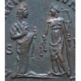 Diocletianus - Grootfollis (28 mm) abdicatie-follis bijna prachtig (664)