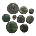 9 romeinse provinciale munten! (JA2301)