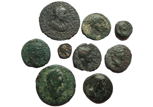 9  Roman provincial coins (JA2301)