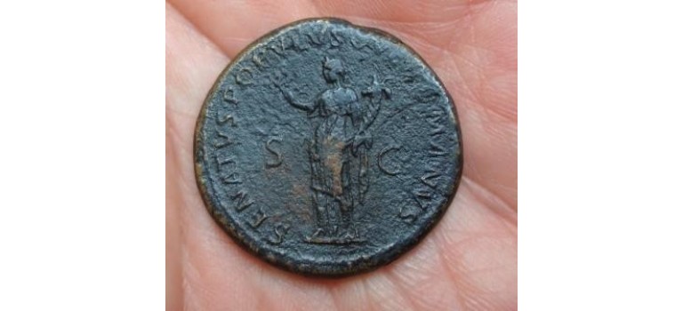 Trajanus- Dupondius FELICITAS