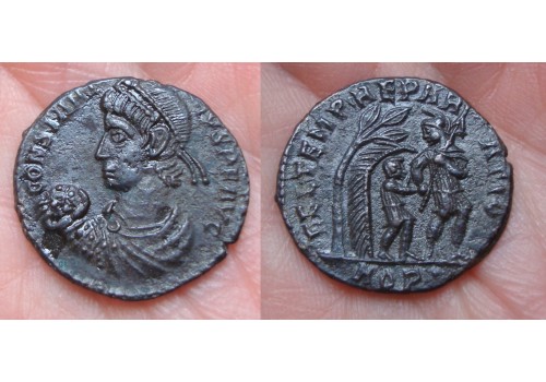 Constantius II - Fel Temp Aquileia mooie details! (MA1607)