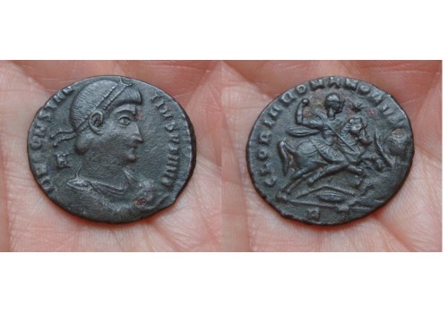 Constantius II - geslagen onder Nepotian of Magnentius zeldzaam! (MA1604)
