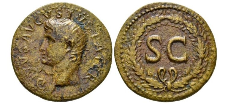 Augustus - de goddelijke Augustus Dupondius (N1608)
