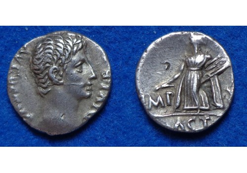 Augustus - herdenking van overwinning op Cleopatra en Marcus Antonius! (N1631)