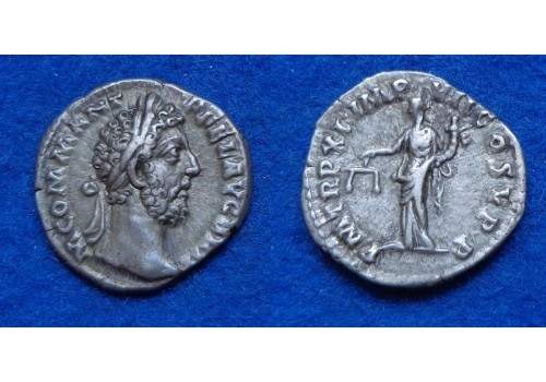 Commodus denarius AEQUITAS (N1612)