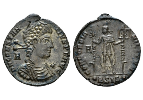 Constantius II - concordia militvm PRACHTIG en schaars (AU1604)