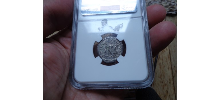 Diademenian  - Denarius RARE CAESAR in NGC slab! (F1703)