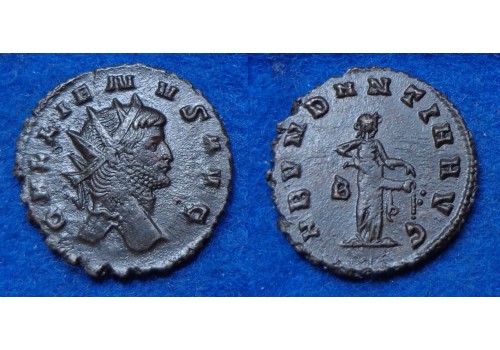 Gallienus-  ABUNDANTIA bijna prachtig (N1621)