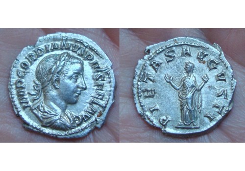 Gordianus III - PIETAS prachtig! (AU1610)