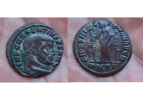 Maxentius - FIDES MILITVM (AU1609) Maxentius - FIDES MILITVM (AU1609)