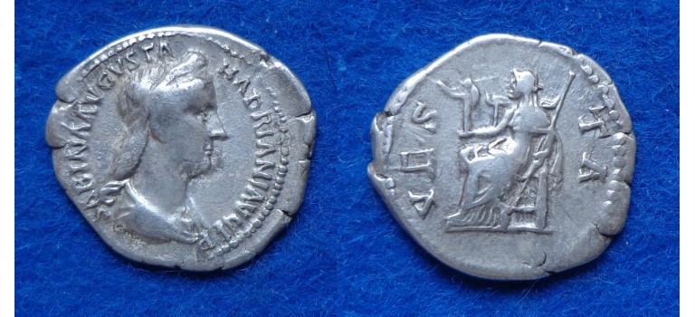 Sabina  - vrouw van Hadrianus keerzijde VESTA zeldzaam (F1701)