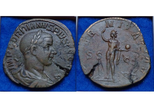 Gordianus III- SESTERTIUS AERTERNITAS BIJNA PRACHTIG! (D1601)