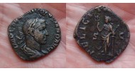 VOLUSIAN - Sestertius FELICITAS scarce(AU1615)