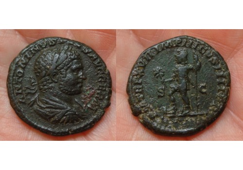 Caracalla - MARS AS schaars prachtige munt! (S1610)