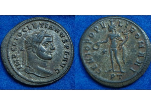 Diocletianus - Genio TICINUM verzilverd! (S1626)