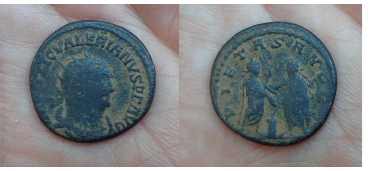 Valerian I - PIETAS Valerian and Gallienus (S1616)