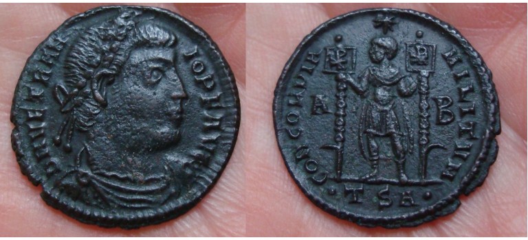 Vetranio - CONCORDIA MILITVM Rare (A1601)